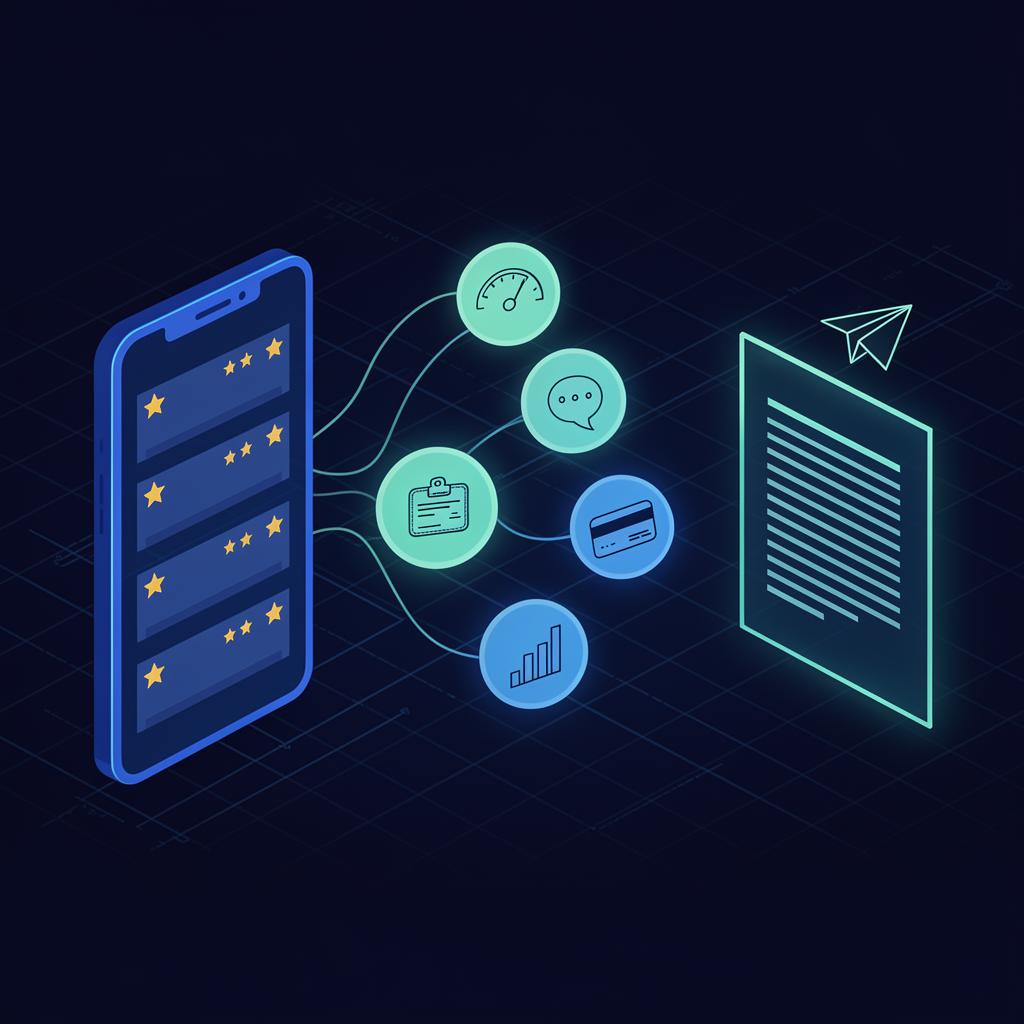 App Review Insights Analyser for Groww — LinkedIn post preview