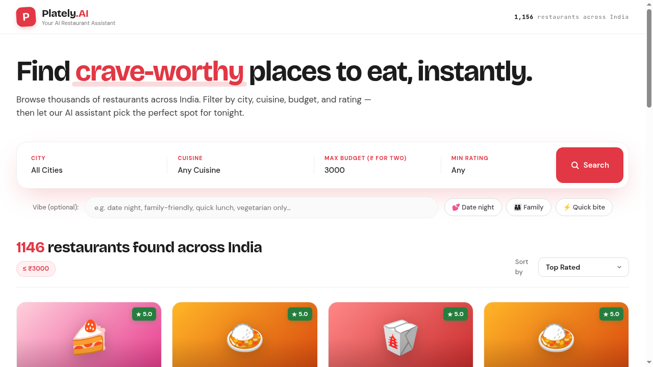 Plately.AI product preview