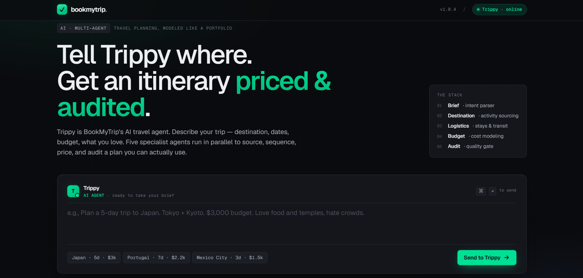 BookMyTrip Trippy product preview